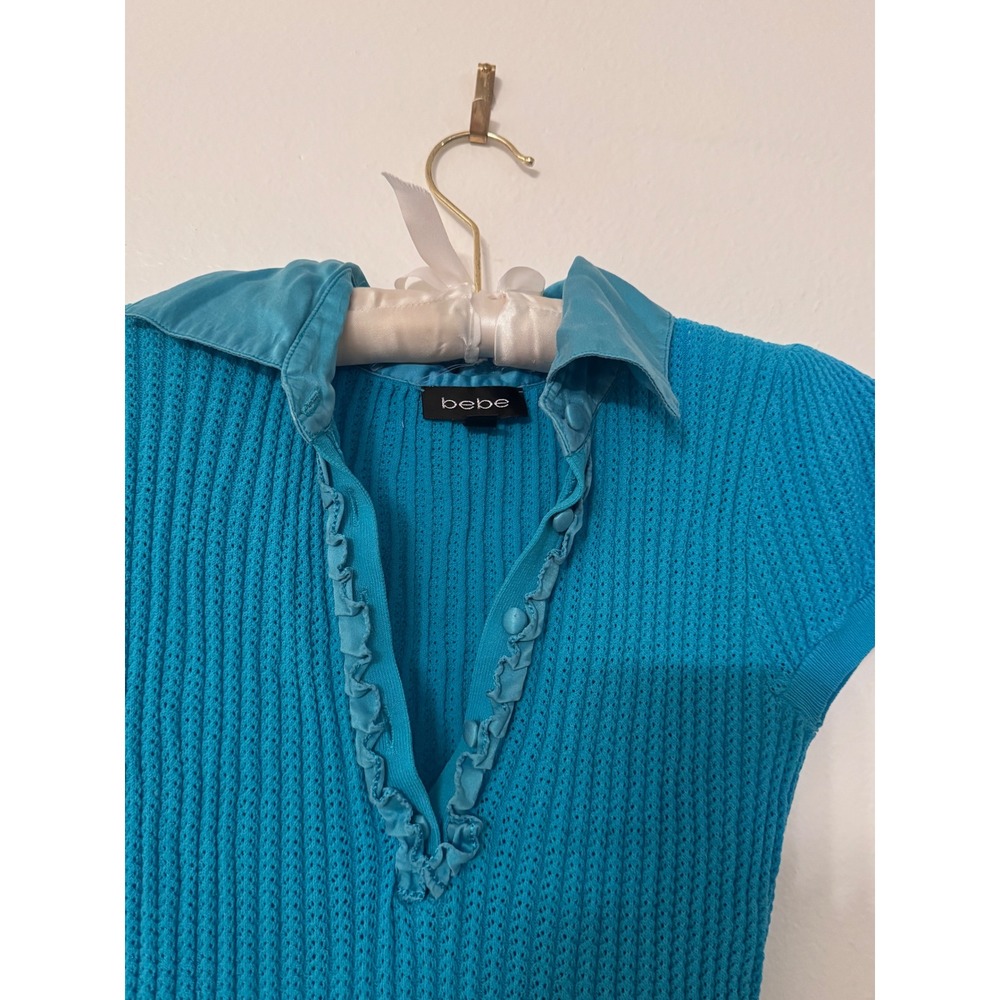Vintage Bebe Blue Top - Picture 3 of 4